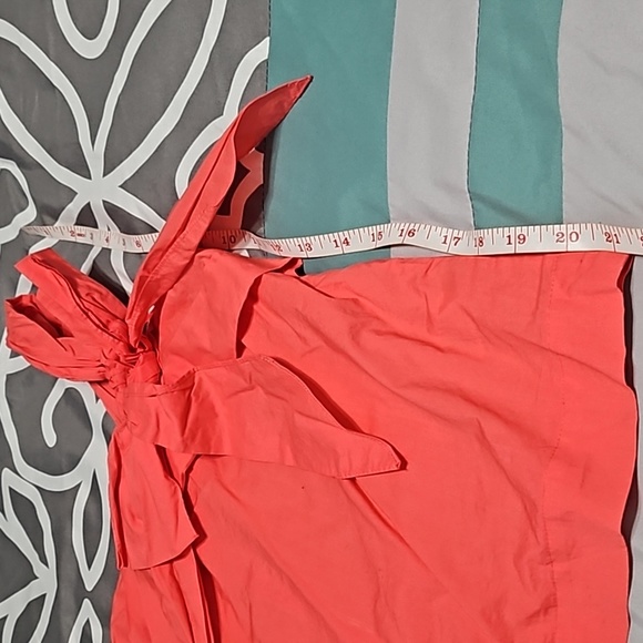 J.Crew Women Wildflower Pink One Shoulder Gathered Bow Top - Picture 6 of 7